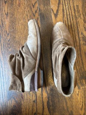 Patagonia Women's Brown Suede Slouch Ankle Boots
